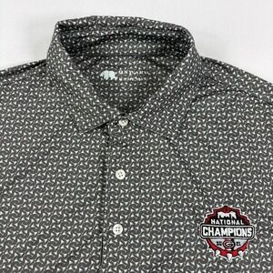 Georgia Bulldogs Shirt Mens M Gray Green Onward Reserve Golf Polo Performance